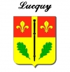 BLASON DE LUCQUY ROUGE ET JAUNE
